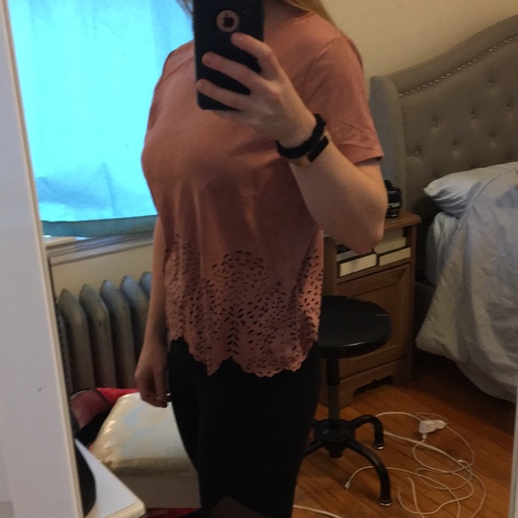 Shein Scalloped Blouse - Picture 2 of 8